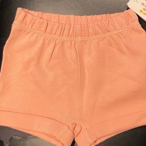 Tiny Citizen Girl's Pink Coral Shorts 18Months *NEW w/Tags* yy1